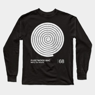 Fleetwood Mac / Minimalist Style Graphic Fan Artwork Design Long Sleeve T-Shirt